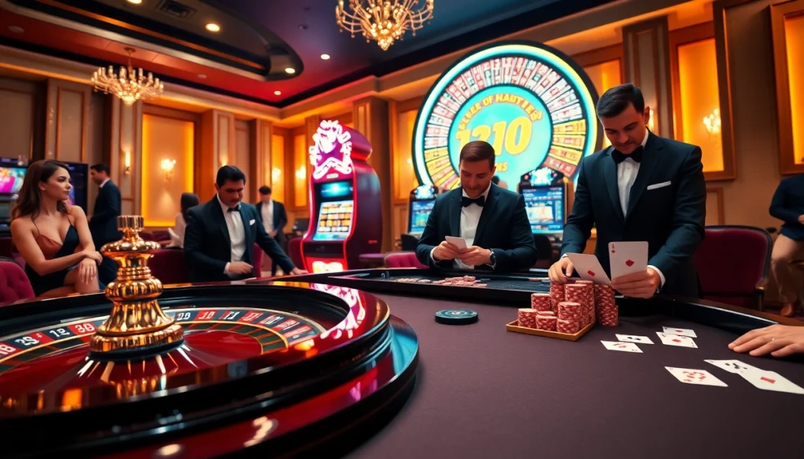 Experience the thrilling gameplay at thabet.com with vibrant casino tables and exciting players.