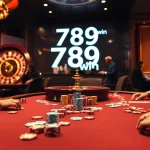 Experience the excitement of 789 win with vibrant poker chips at a luxurious casino table.