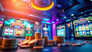 Engaging visual of Kode4d slot online gaming platform highlighting vibrant slots and dynamic interface.