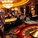 Players engaging with thrilling casino games at NEW88, showcasing luxury and excitement.