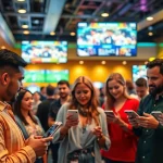 Discover the excitement of online sports betting Oklahoma in a vibrant casino setting with enthusiastic bettors.