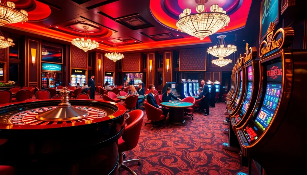 Thrilling game experience on Trang Chủ THABET with vibrant casino elements.