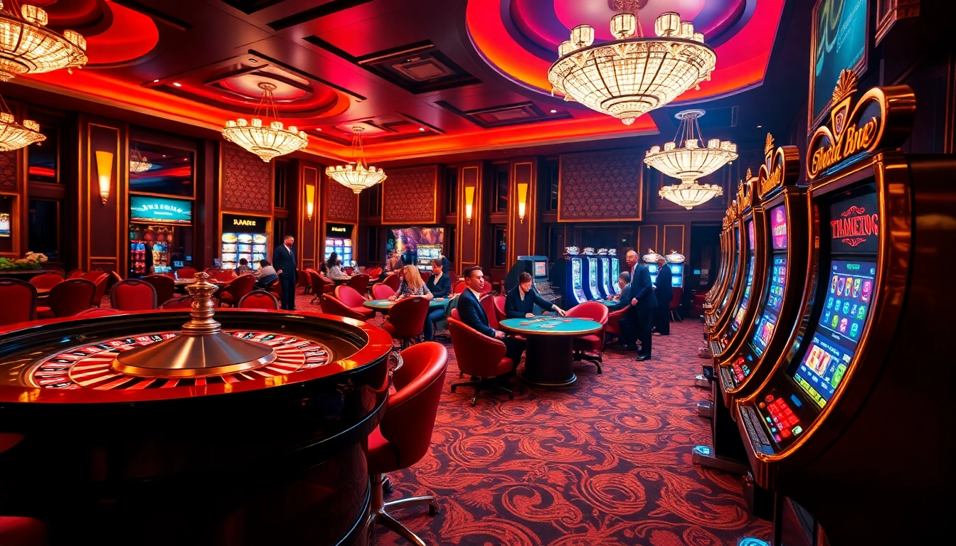 Thrilling game experience on Trang Chủ THABET with vibrant casino elements.