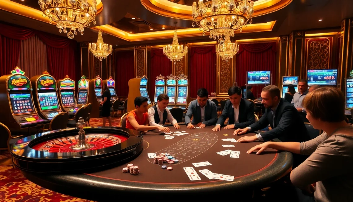 Engaging casino action highlighting a roulette table and players, related to https://kjc.football/ entertainment.