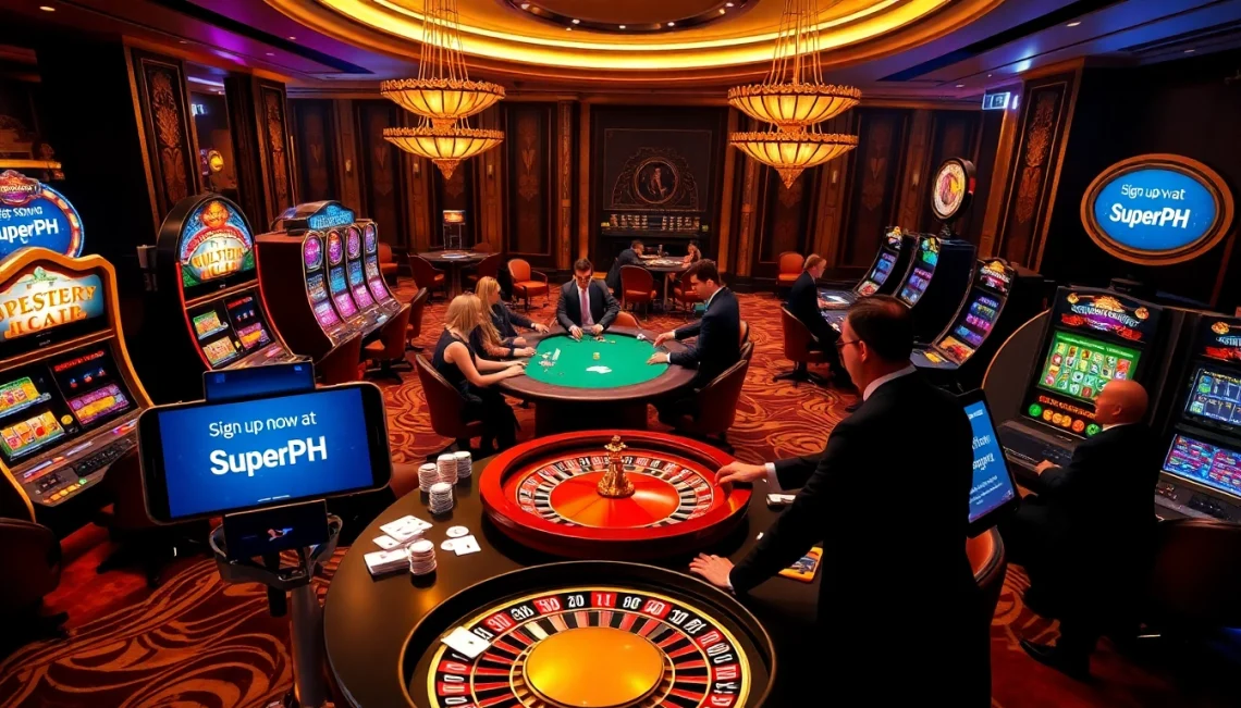 Join the thrill and sign up now at SuperPH to enjoy premier casino games and promotions.