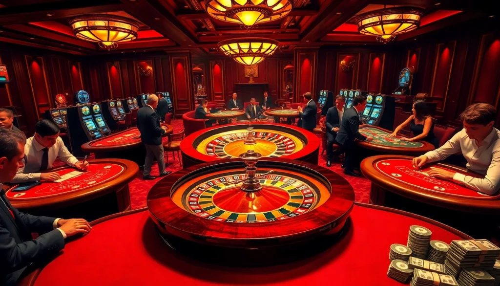 Experience the excitement at KWUIN Casino with professional dealers and high-stakes gambling tables.