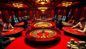 Experience the excitement at KWUIN Casino with professional dealers and high-stakes gambling tables.