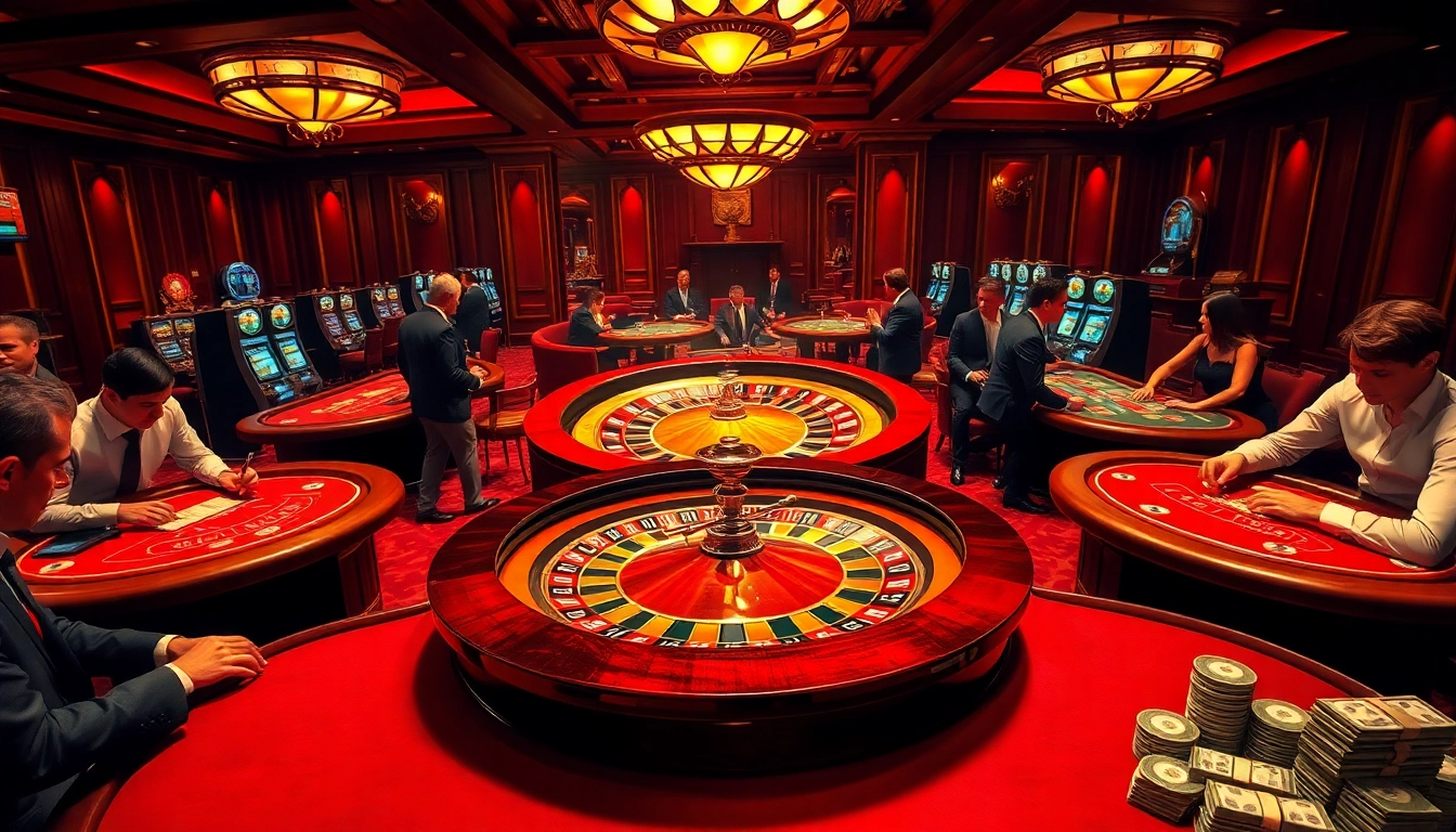 Experience the excitement at KWUIN Casino with professional dealers and high-stakes gambling tables.