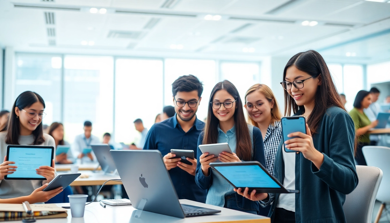 Youdao Dictionary enhances language learning for students and professionals in a bright, collaborative workspace.