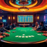 Experience high-stakes excitement at https://babu88.global/ with a luxurious blackjack table scene.