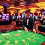 Experience high-stakes gambling at https://jun88ld.com/ with a vibrant baccarat table and professional dealers.