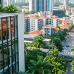 Showcase of tampines ec highlighting modern design and vibrant community.