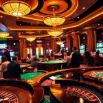Nohu90 players enjoying various casino games in a luxurious atmosphere.