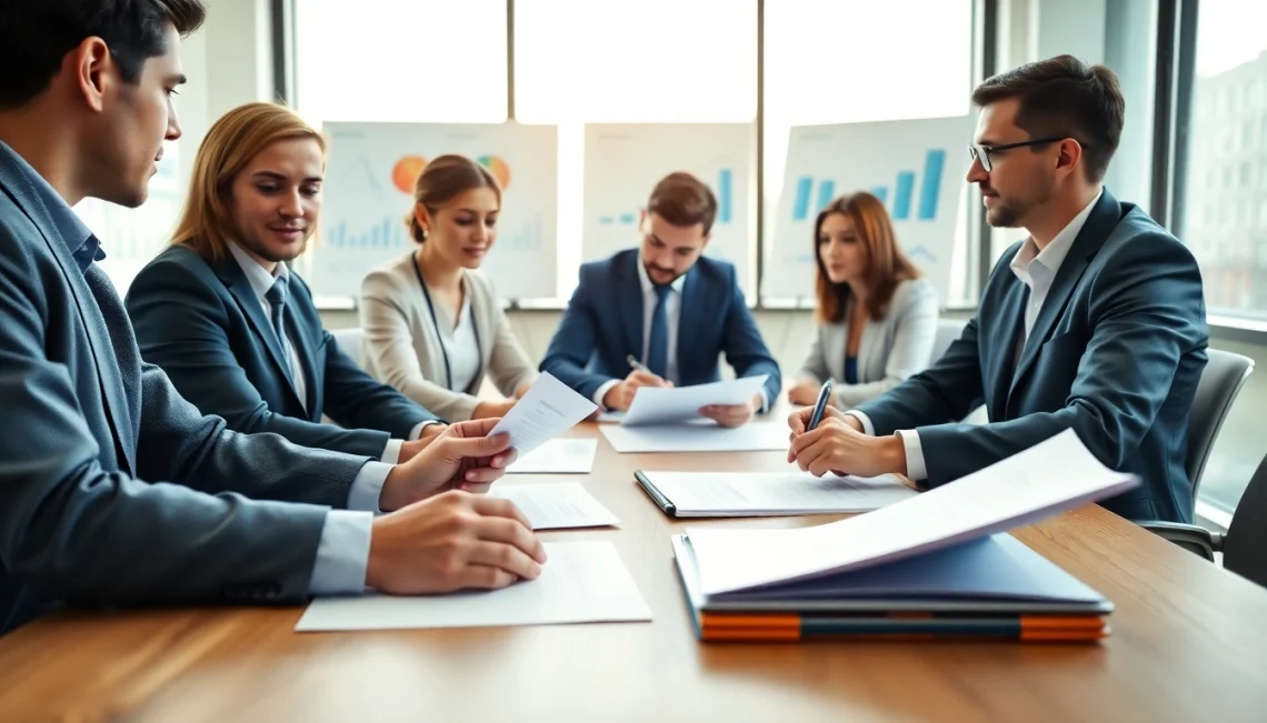 Enhance your skills in Proposal Writing and Management with a professional team collaboration scene.