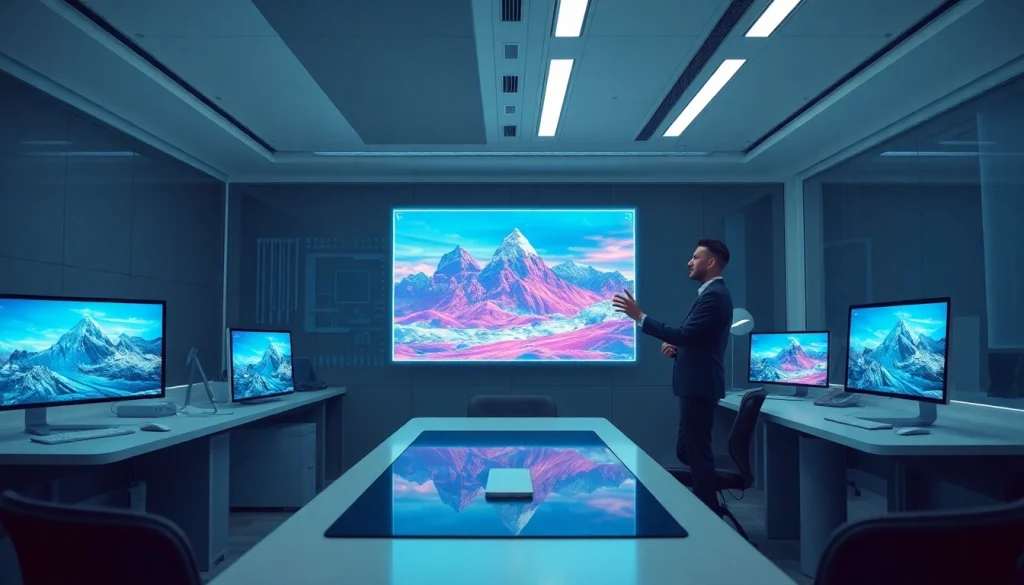 Explore innovative AI images created with Nano Banana 2 in a modern workspace.