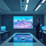 Explore innovative AI images created with Nano Banana 2 in a modern workspace.