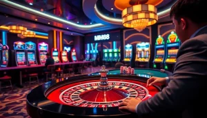 Experience the excitement of MM88 casino with vibrant roulette and dynamic gameplay.