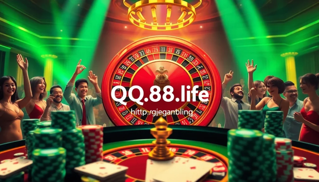 Engage with thrilling gameplay at https://qq88.life/ featuring vibrant roulette and poker excitement.