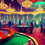 Exciting casino scene with vibrant games and players enjoying k9k9 excitement