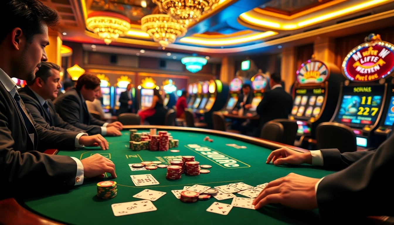 Experience the thrill of winning at https://gg88.christmas/ with high-stakes poker games in a vibrant casino setting.