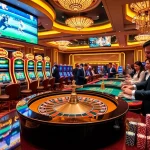 Experience thrilling games and winning strategies at OKFUN.COM in a luxurious casino atmosphere.