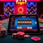 Experience the excitement of רמיקוב אונליין with a vibrant casino atmosphere featuring digital gaming elements.
