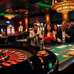 Engaging in thrilling gameplay at a casino with hidden wiki links on display.