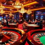 Players enjoy an exciting game at the KK WIN casino table in a luxurious setting.
