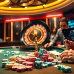 Engaging scene of casino players strategizing at a table, featuring hidden wiki 2026 themes.