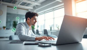 正在使用快连VPN访问WhatsApp网页版以保障消息与通话安全的用户