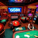 Experience thrilling casino games at GG88 with engaging tables and vibrant atmosphere.