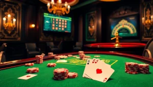 Experience the thrill of high-stakes gambling at https://tt88.fund/ with luxurious casino visuals, showcasing poker chips and winning cards.