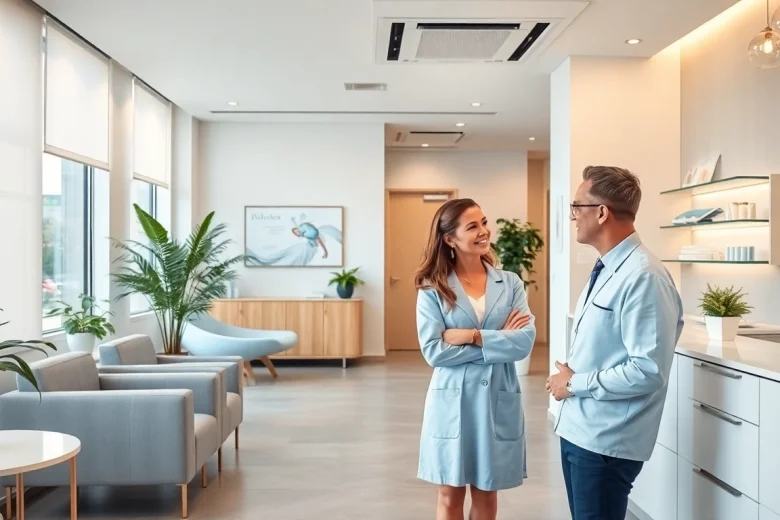 専門クリニックの診察風景を描く、美容整形クリニックのおすすめ口コミと評判情報