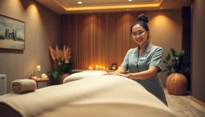 Experience a luxurious 출장마사지 in a calming massage environment with a professional therapist.