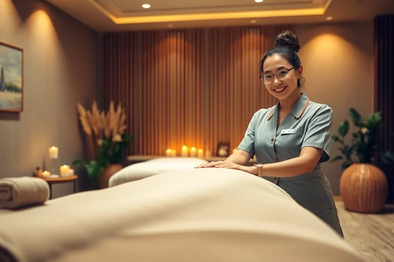 Experience a luxurious 출장마사지 in a calming massage environment with a professional therapist.