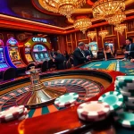 Capture the excitement of betting at a high-stakes casino table with OKFUN.COM style.