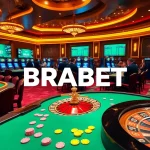 Experience the thrill at BRABET with players enjoying vibrant casino games and roulette.