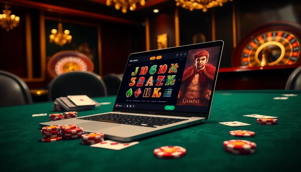 The vibrant online gambling experience at https://32win.capital featuring poker chips and casino games.