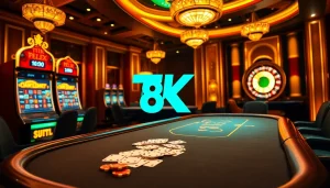 Experience high-stakes excitement at TK 88's vibrant casino tables.