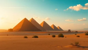 View the iconic Great Pyramids of Giza on https://piraminds.com/ showcasing their stunning beauty and historical significance.