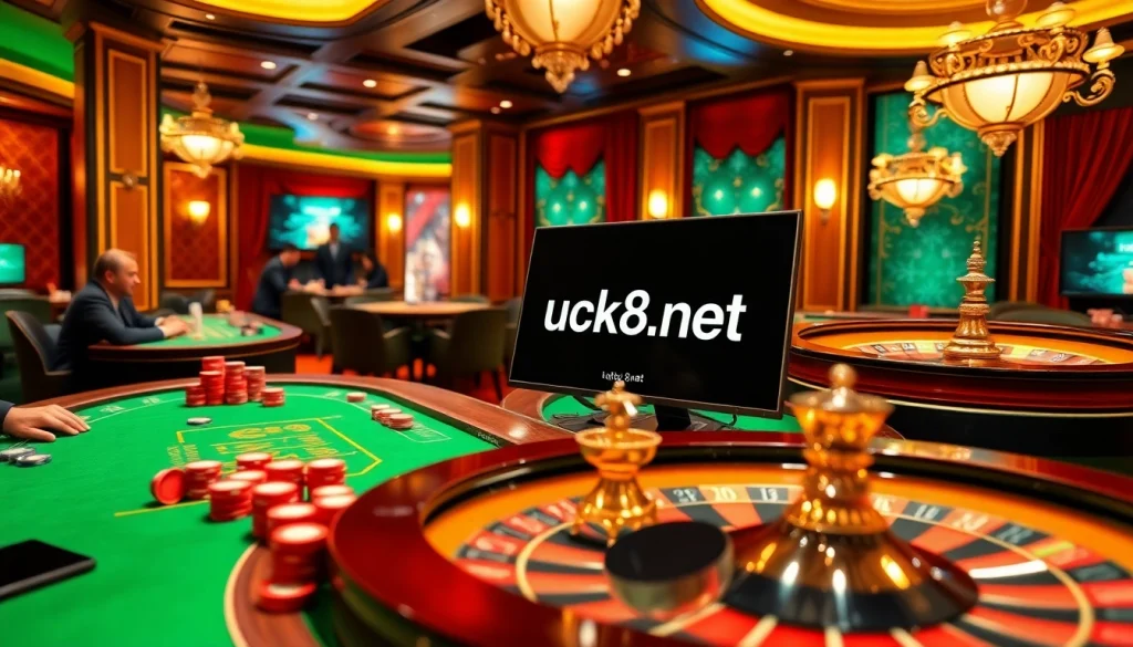 Trải nghiệm trò chơi đầy kịch tính tại https://luck8.net với bàn casino sống động và sự tham gia của người chơi.