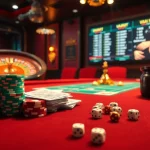 Experience the thrill of gaming with vaoluoitv's vibrant poker table scene, showcasing rich colors and exciting gambling elements.