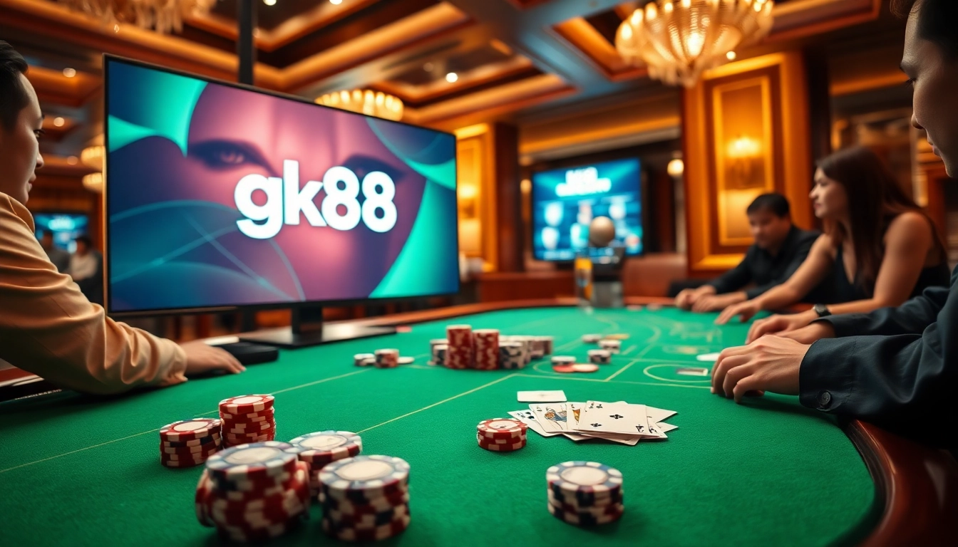 Experience the excitement of gk88 đăng nhập at our luxurious online casino gaming tables.