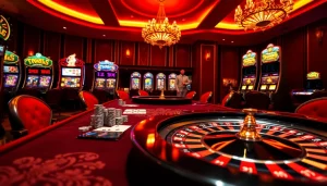 Experience thrilling betting at link alternatif sbobet with vibrant casino visuals showcasing poker and slots.