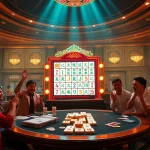 Playing the mahjong slot demo with excitement and vibrant casino visuals