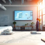 Showcase of architectural design services in a vibrant studio demonstrating creativity and innovation.