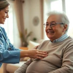 Providing expert in home health care near me with compassionate assistance in a warm living space.