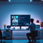 Generate detailed AI video prompts effortlessly with Video to Prompt in a modern workspace.