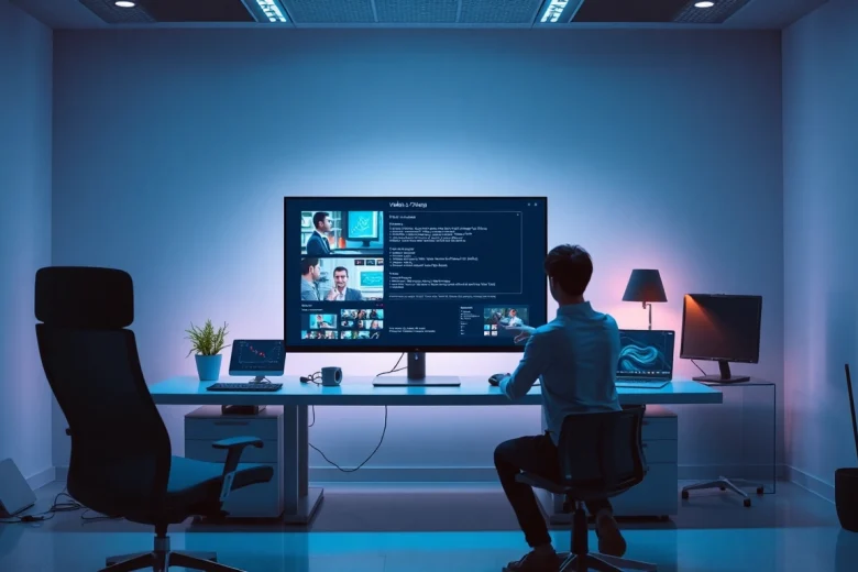 Generate detailed AI video prompts effortlessly with Video to Prompt in a modern workspace.