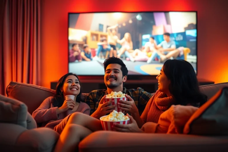 ดูหนัง ที่บ้านร่วมกับครอบครัวอย่างอบอุ่นพร้อมป๊อปคอร์น